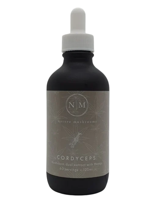 Cordyceps Mushroom Liquid Extract With Hemp Seed Oil